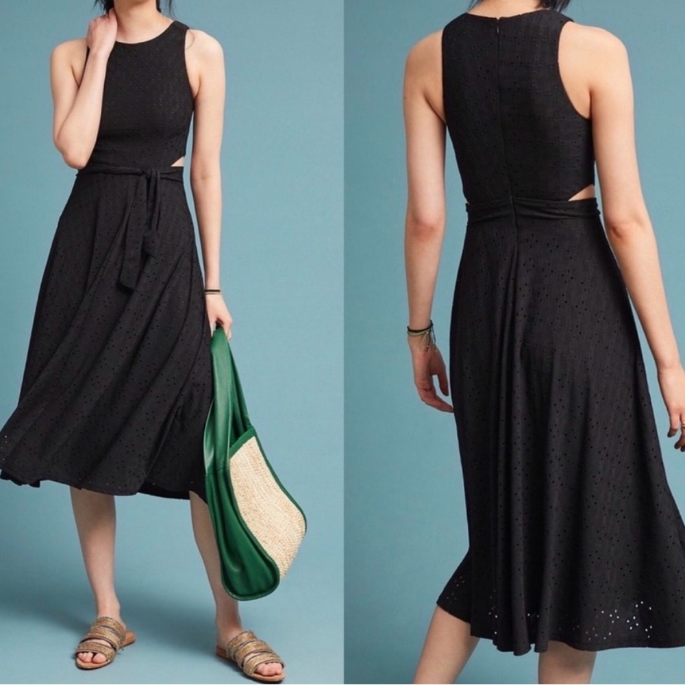 Anthropologie Hutch Algarve eyelet dress